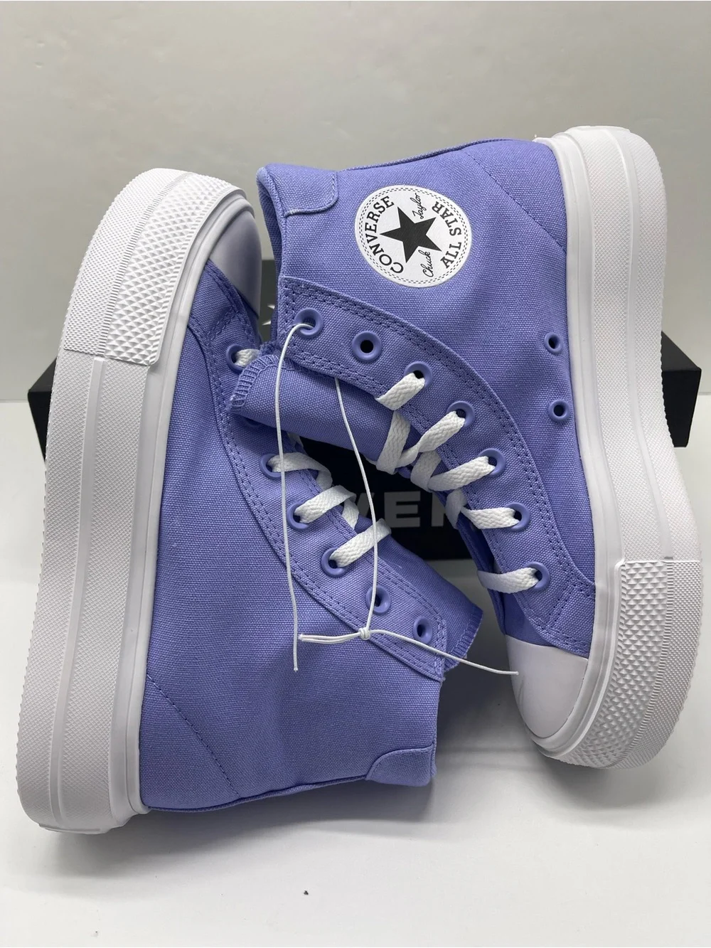 Converse A19323F DAY ONE PLATFORM HI VERY PERI/WHITE/BLACK Platform Sneakers